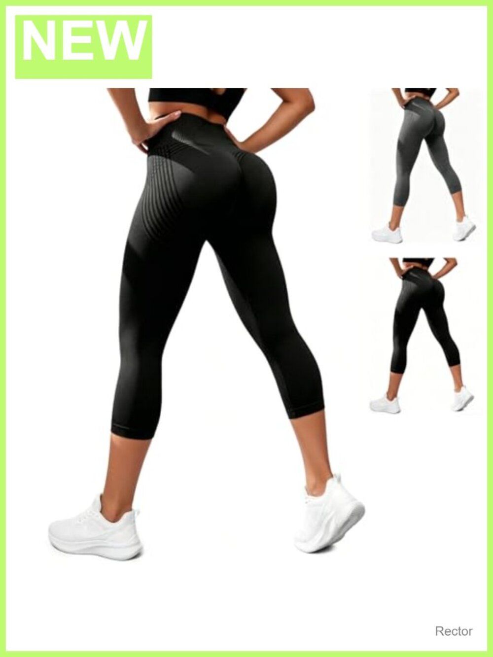 Capri Leggings Anti Cellulite Compression Butt Lifting Tummy Control Yoga Pants